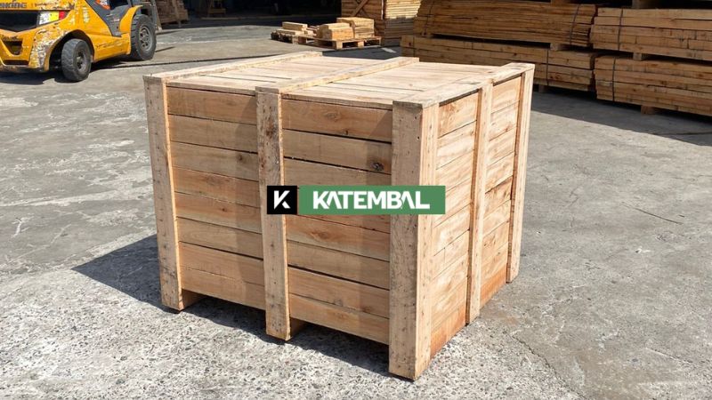 Cajas de madera para transporte y embalaje